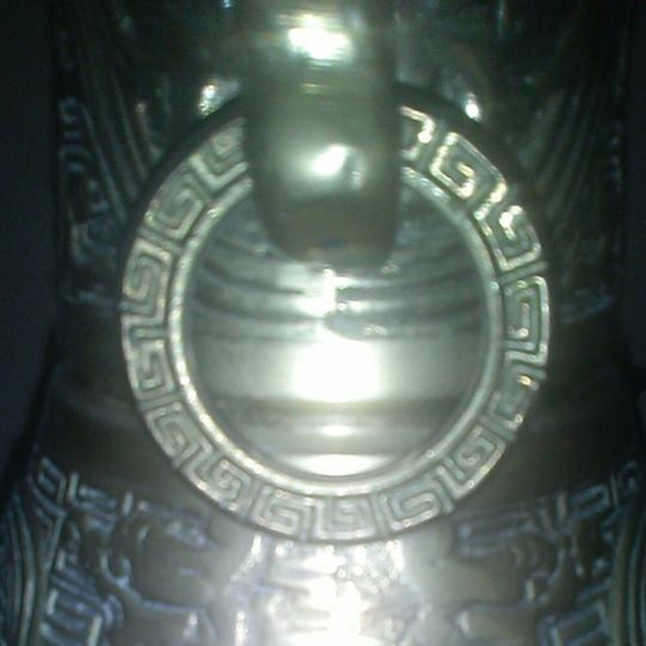 Solid Bronze Grecian Antique Lamp AND Versace Gift - Picture 3 of 8